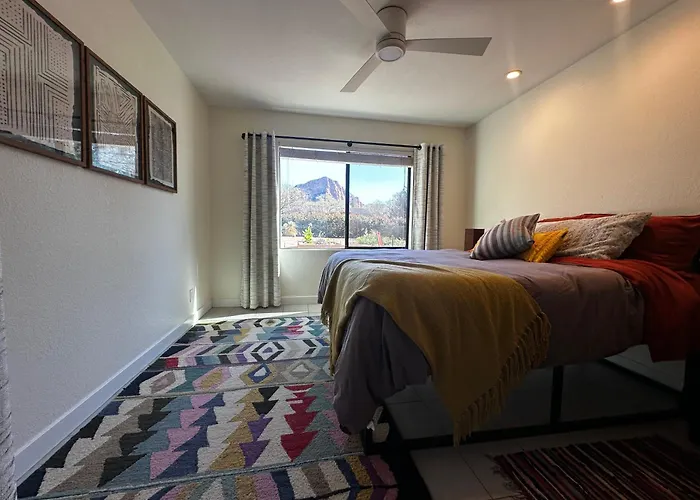 Chapel Of The Holy Cross Wellness Retreat, Red Rock Views, Trail Proximity, On Site Services, Quiet, Location