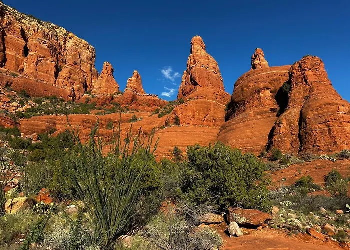 Chapel Of The Holy Cross Wellness Retreat, Red Rock Views, Trail Proximity, On Site Services, Quiet, Location